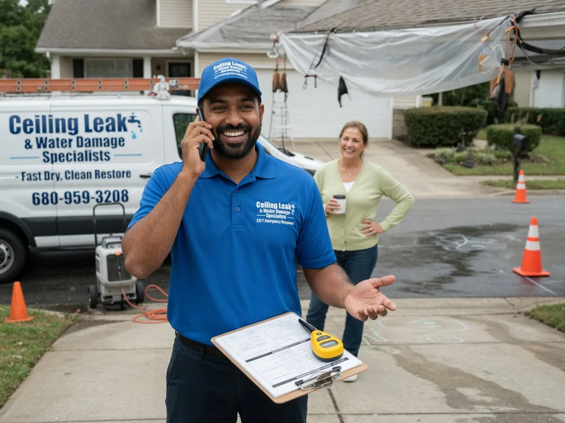 Ceiling Leak Cleanup White Hall, AR FAQs